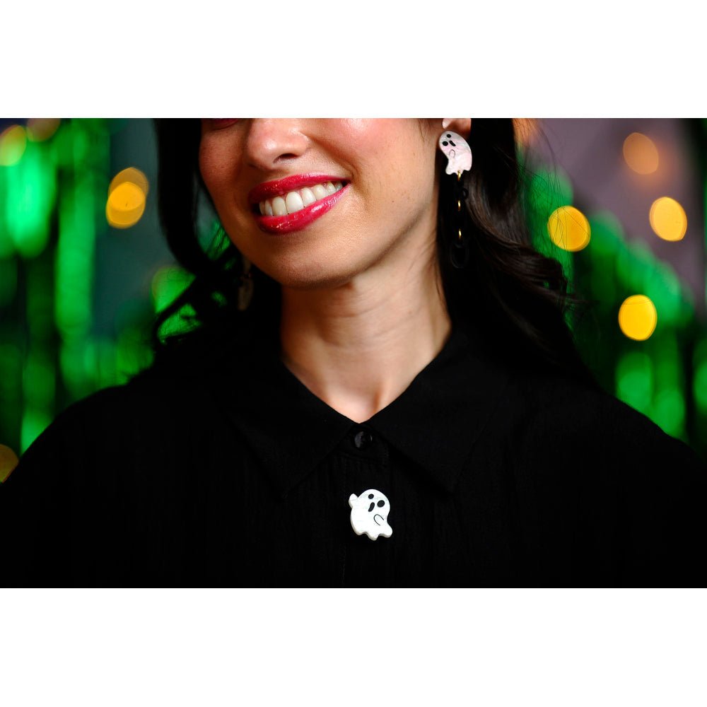 Set Of 4 Ghost Button Covers by Laliblue by Quirks! at Shirley Shoppe