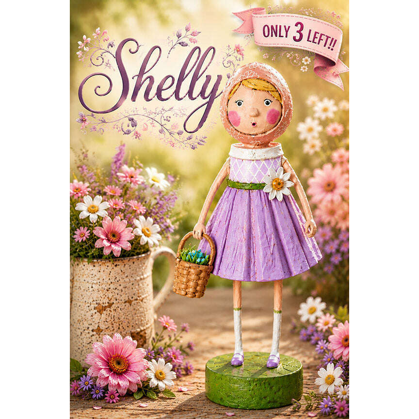 Shelly Easter Figurine by Lori Mitchell