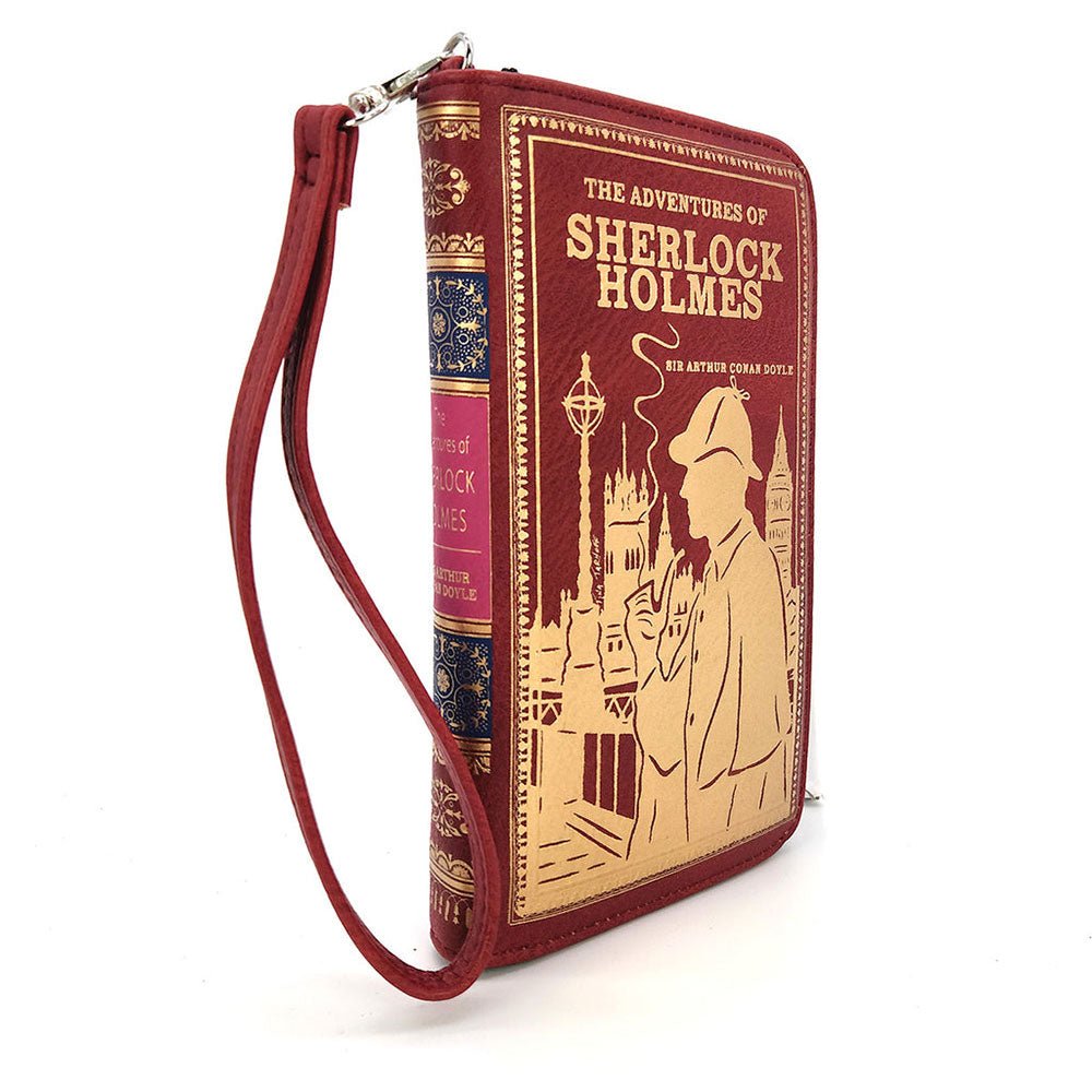 Sherlock Holmes Book Wallet Wristlet by Quirks! at Shirley Shoppe