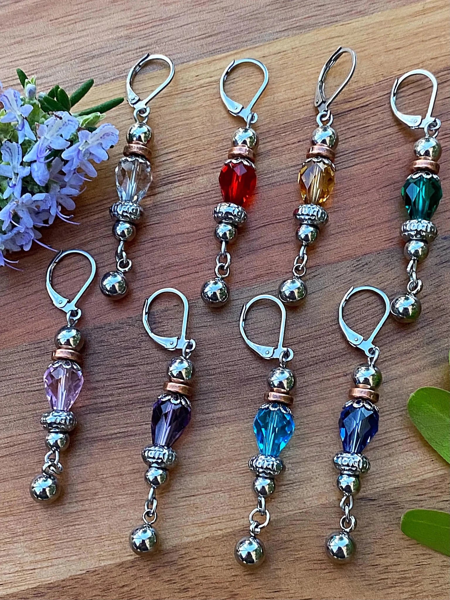 SILVER SPICE EARRINGS by Bellaforma Jewelry at Shirley Shoppe