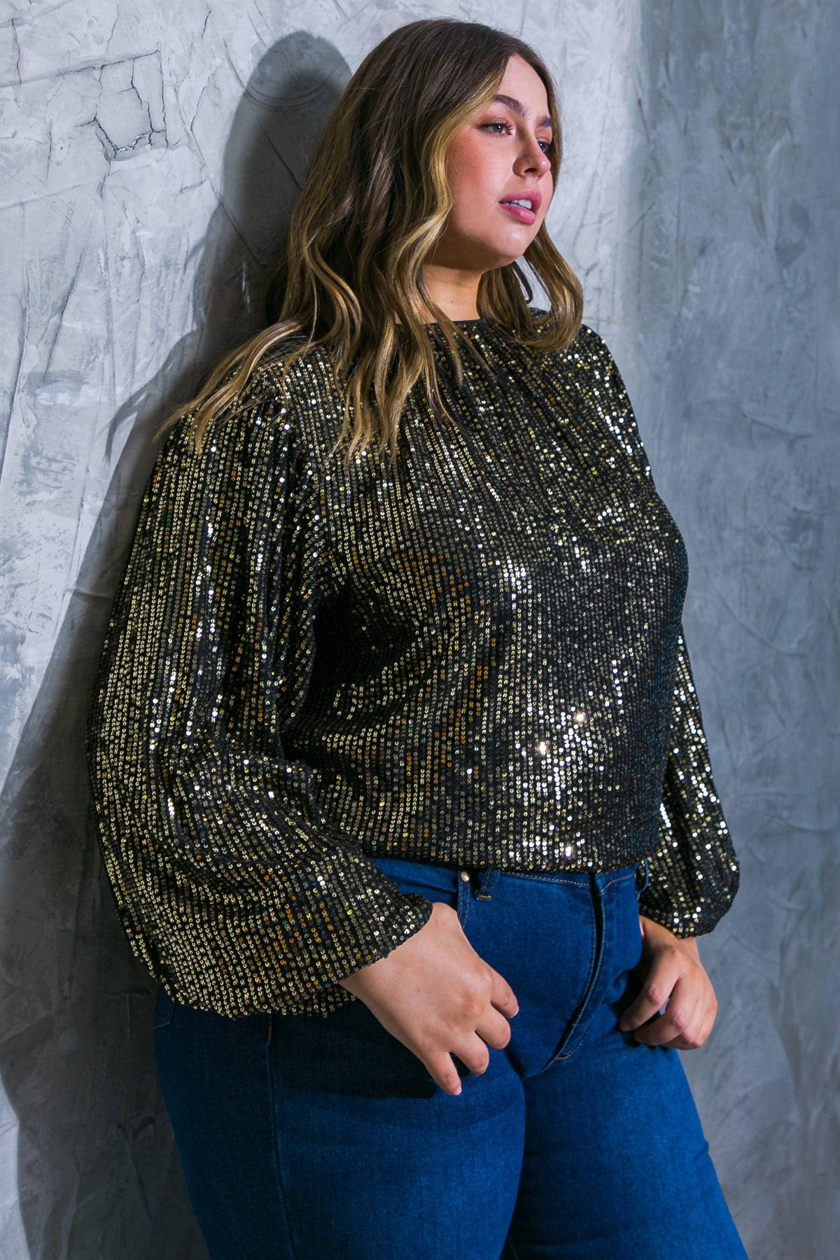 HOPE YOU REMEMBER SEQUIN TOP