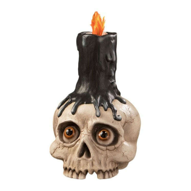 Skull Candle Holder by Bethany Lowe Designs