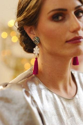Snow Star Earrings by Laliblue by Quirks! at Shirley Shoppe