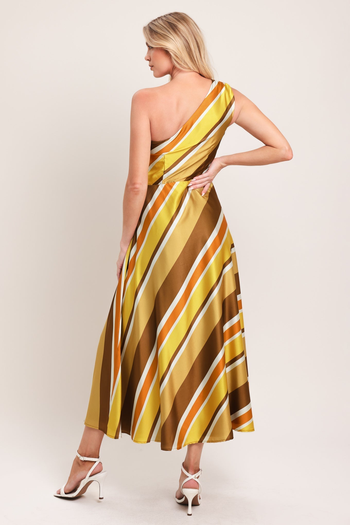 SOFT SUNSHINE WOVEN MIDI DRESS by Flying Tomato at Shirley Shoppe