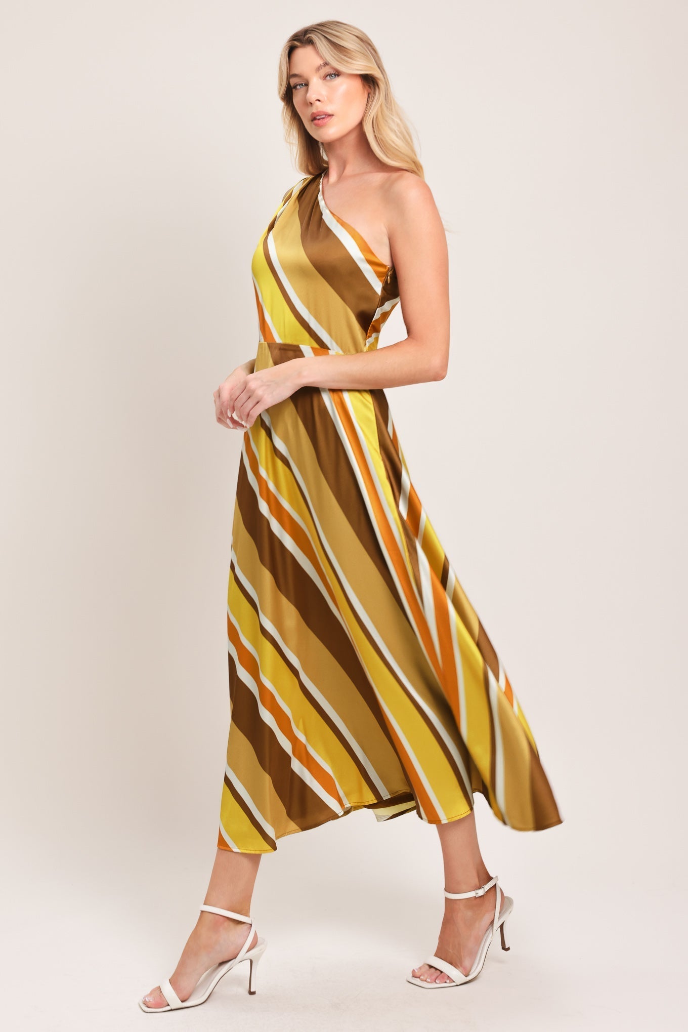 SOFT SUNSHINE WOVEN MIDI DRESS by Flying Tomato at Shirley Shoppe