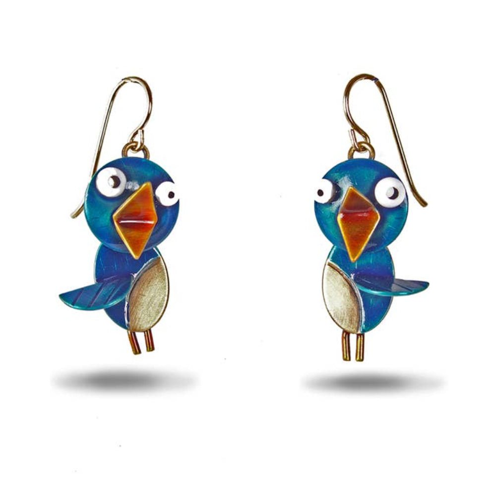 Songbird Earrings by Chickenscratch by Quirks! at Shirley Shoppe
