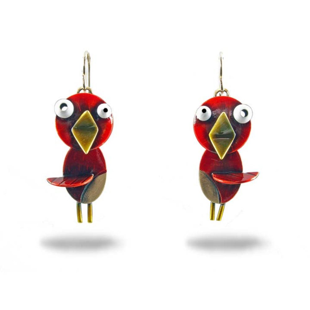 Songbird Earrings by Chickenscratch by Quirks! at Shirley Shoppe