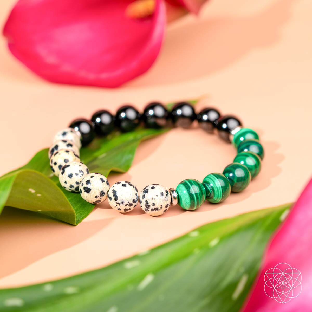 Soul Reset: Dalmatian Jasper Bracelet of Healing by Conscious Items at Shirley Shoppe