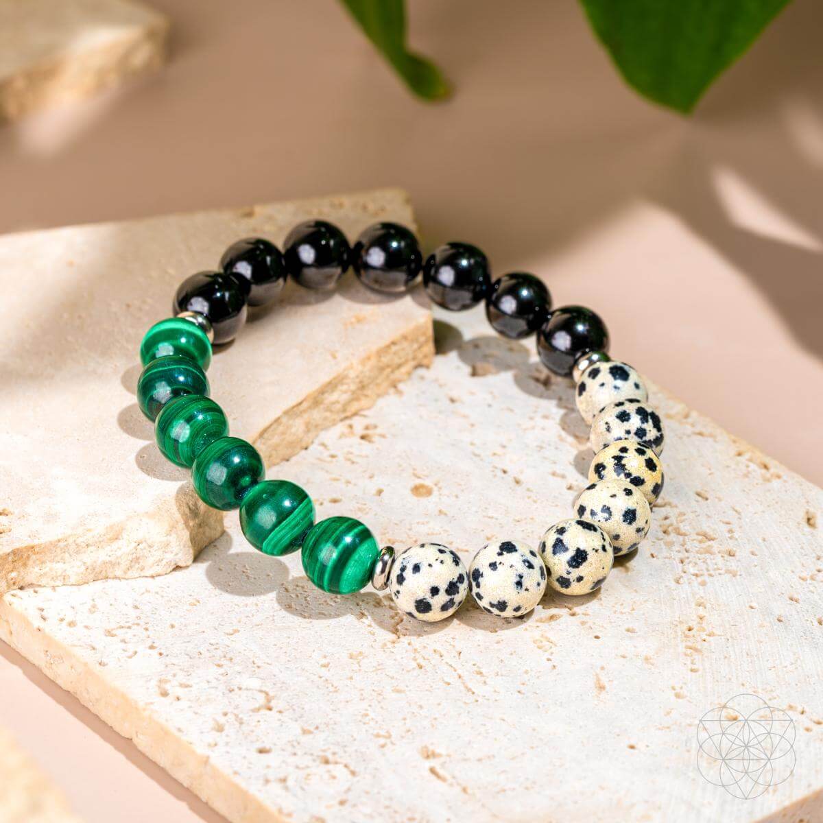 Soul Reset: Dalmatian Jasper Bracelet of Healing by Conscious Items at Shirley Shoppe