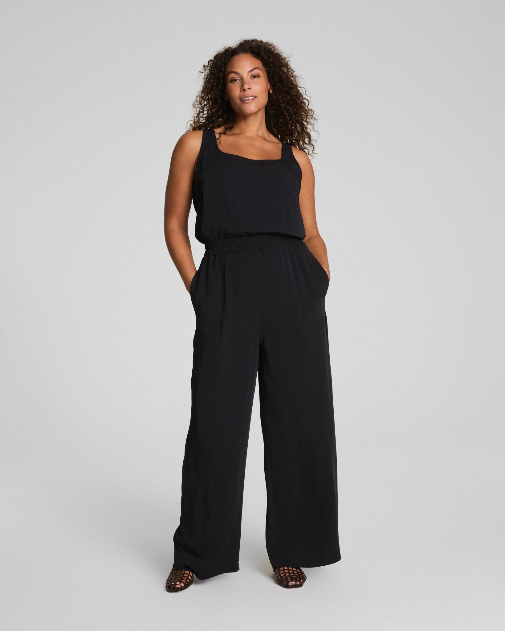 SPANX® CarryOn Jumpsuit | Classic Black by Spanx at Shirley Shoppe