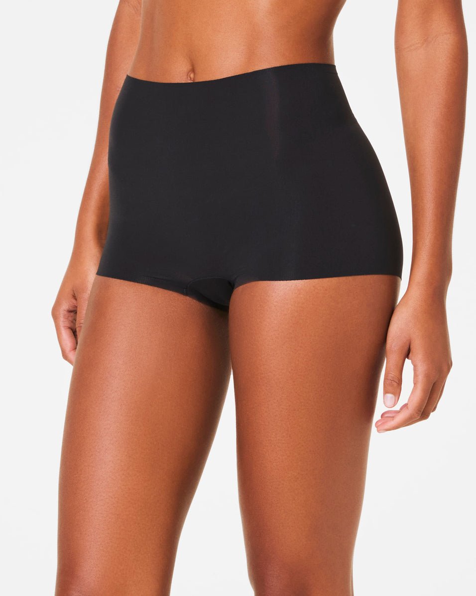 SPANXsmooth™ Fit - To - You Boyshort 3 - Pack Box | Very Black/Toasted Oatmeal/Vintage Rose by Spanx at Shirley Shoppe