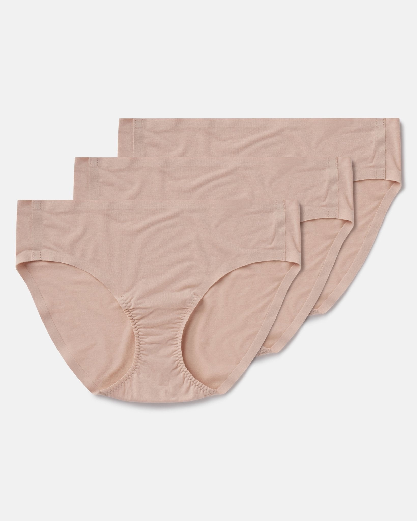 SPANXsmooth™ Fit - To - You Modal Bikini 3 - Pack Box | Champagne Beige by Spanx at Shirley Shoppe