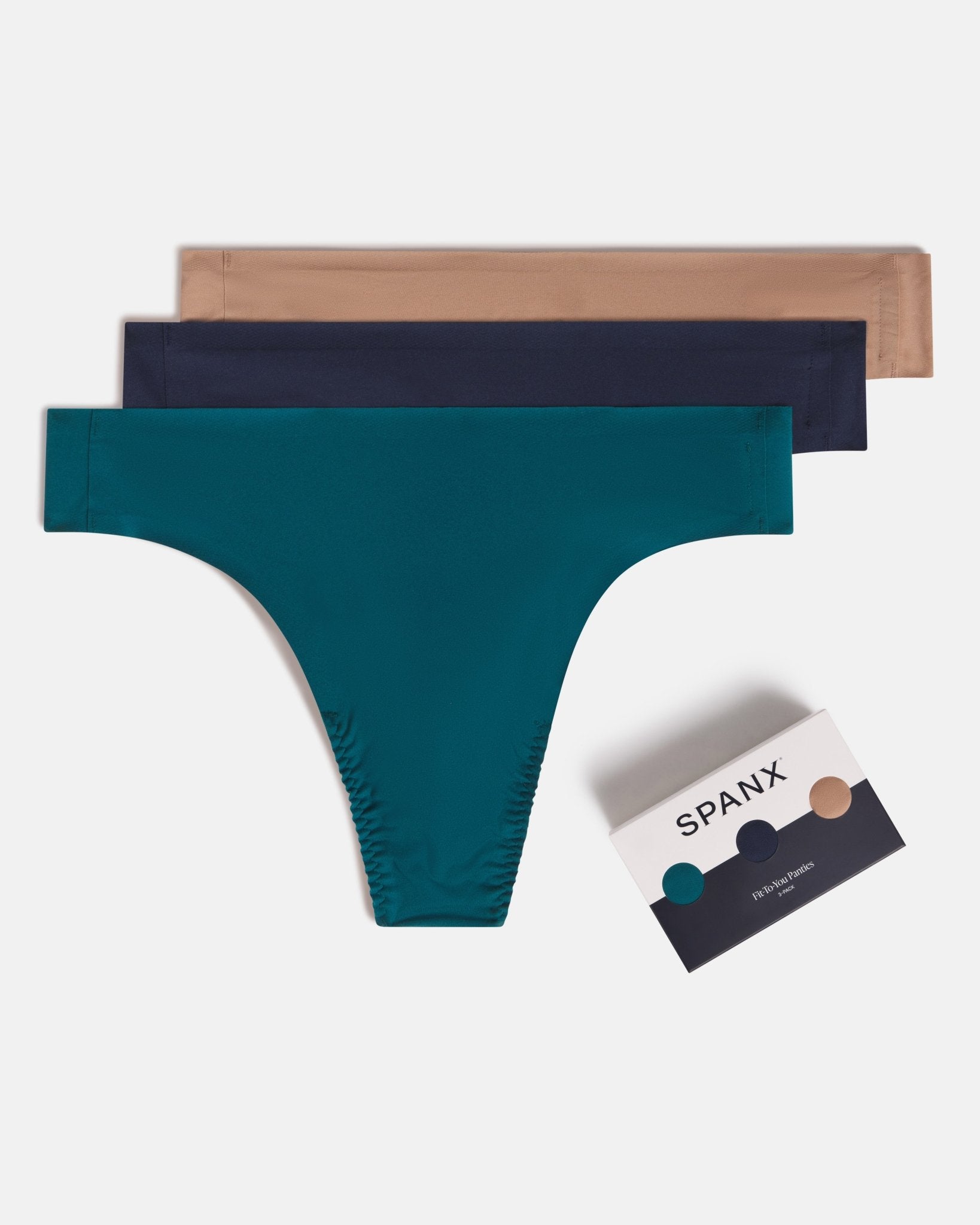 SPANXsmooth™ Fit-To-You Thong 3-Pack Box by SPANX at Shirley Shoppe
