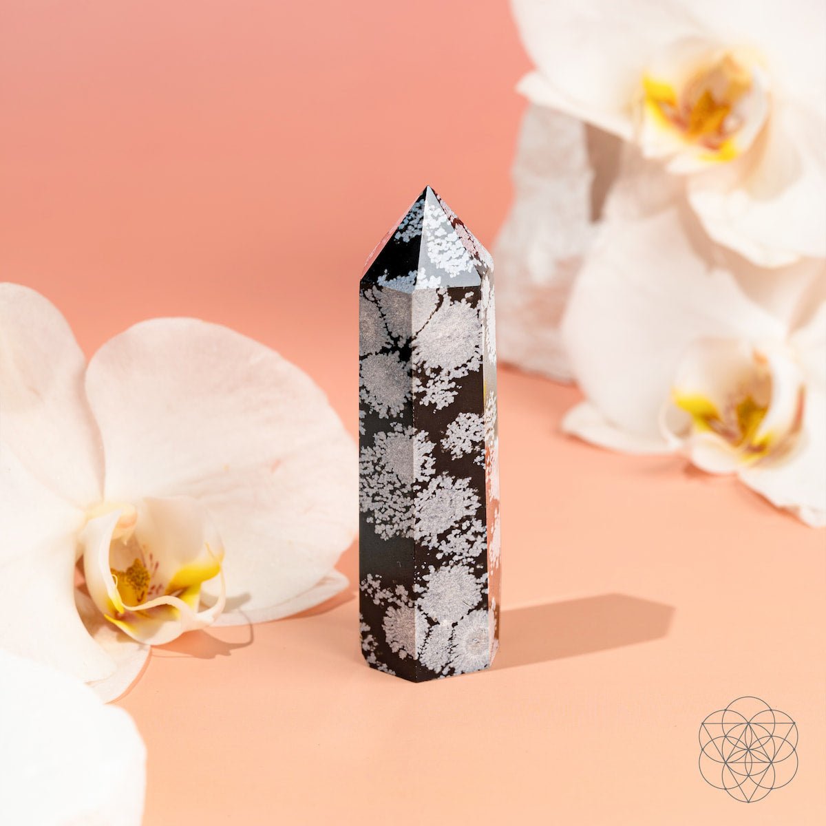 Spiritual Bodyguard - Snowflake Obsidian Point by Conscious Items at Shirley Shoppe