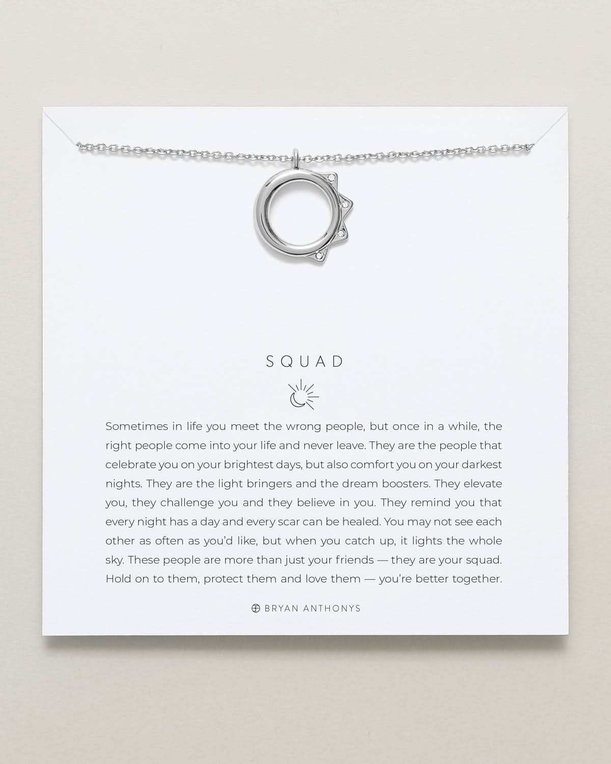 Squad Necklace by Bryan Anthonys at Shirley Shoppe