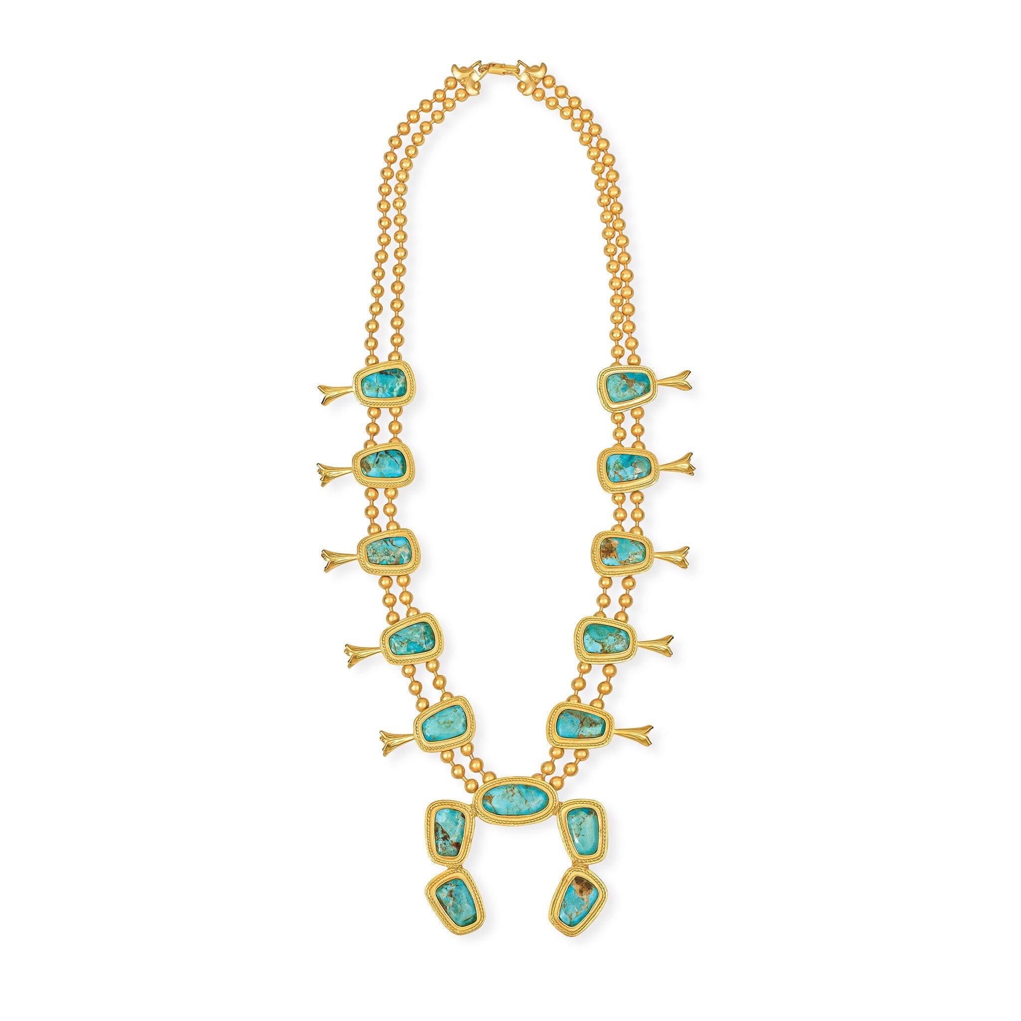 Squash Blossom Necklace by Christina Greene at Shirley Shoppe
