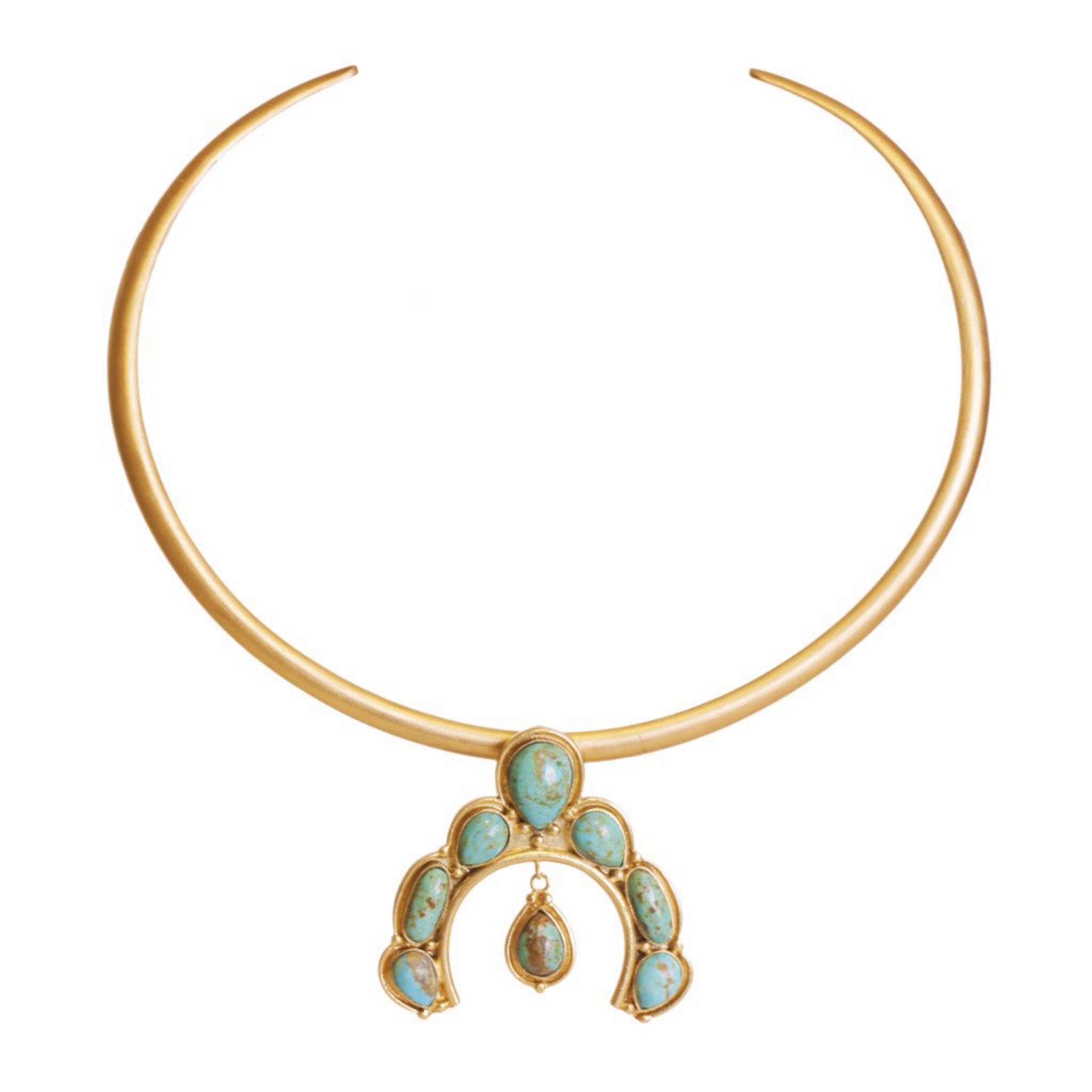 Squash Blossom Pendant by Christina Greene at Shirley Shoppe