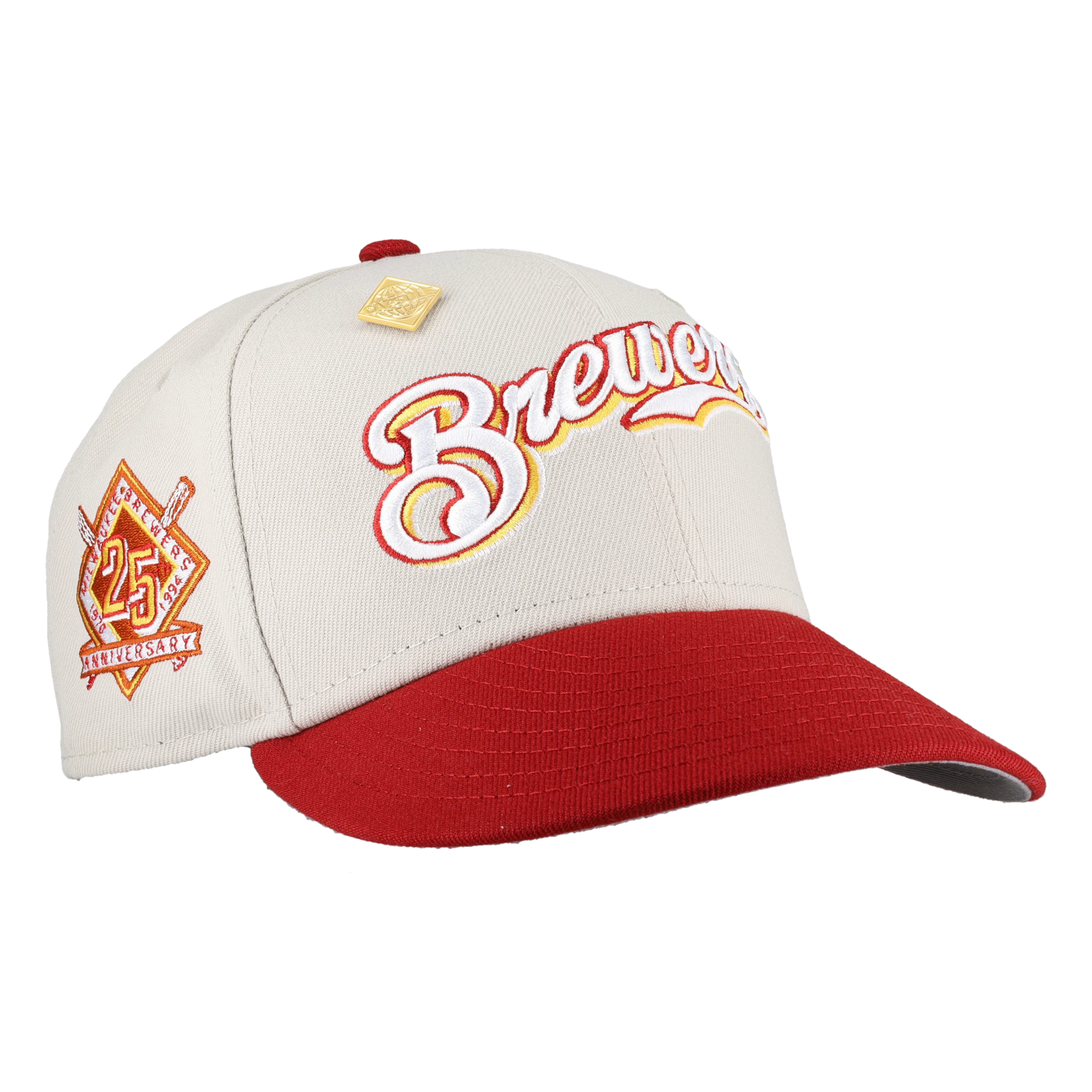 Milwaukee Brewers April 4th Collection 25th Anniversary Fitted Hat
