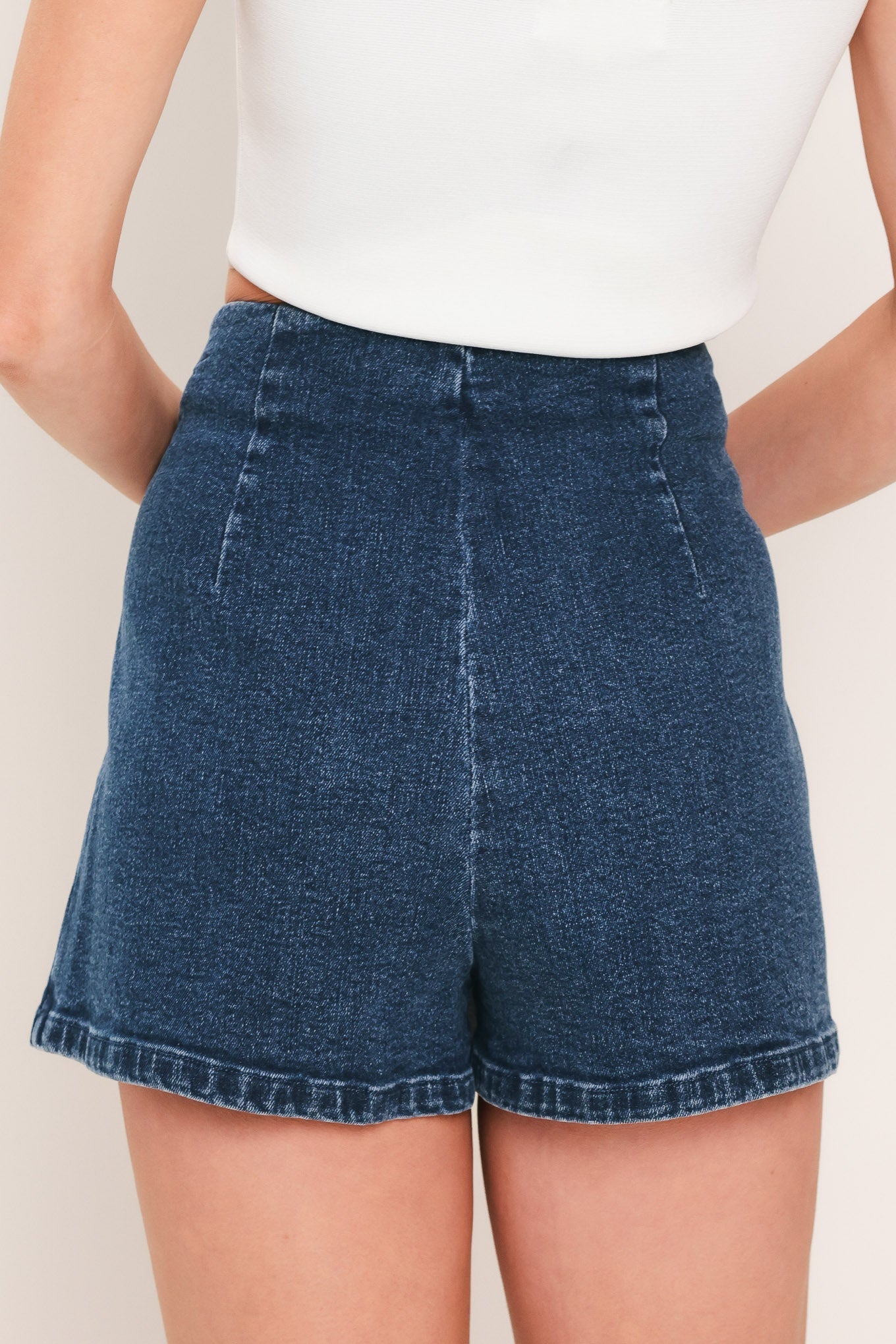 STREET TIE DENIM SKORT by Flying Tomato at Shirley Shoppe