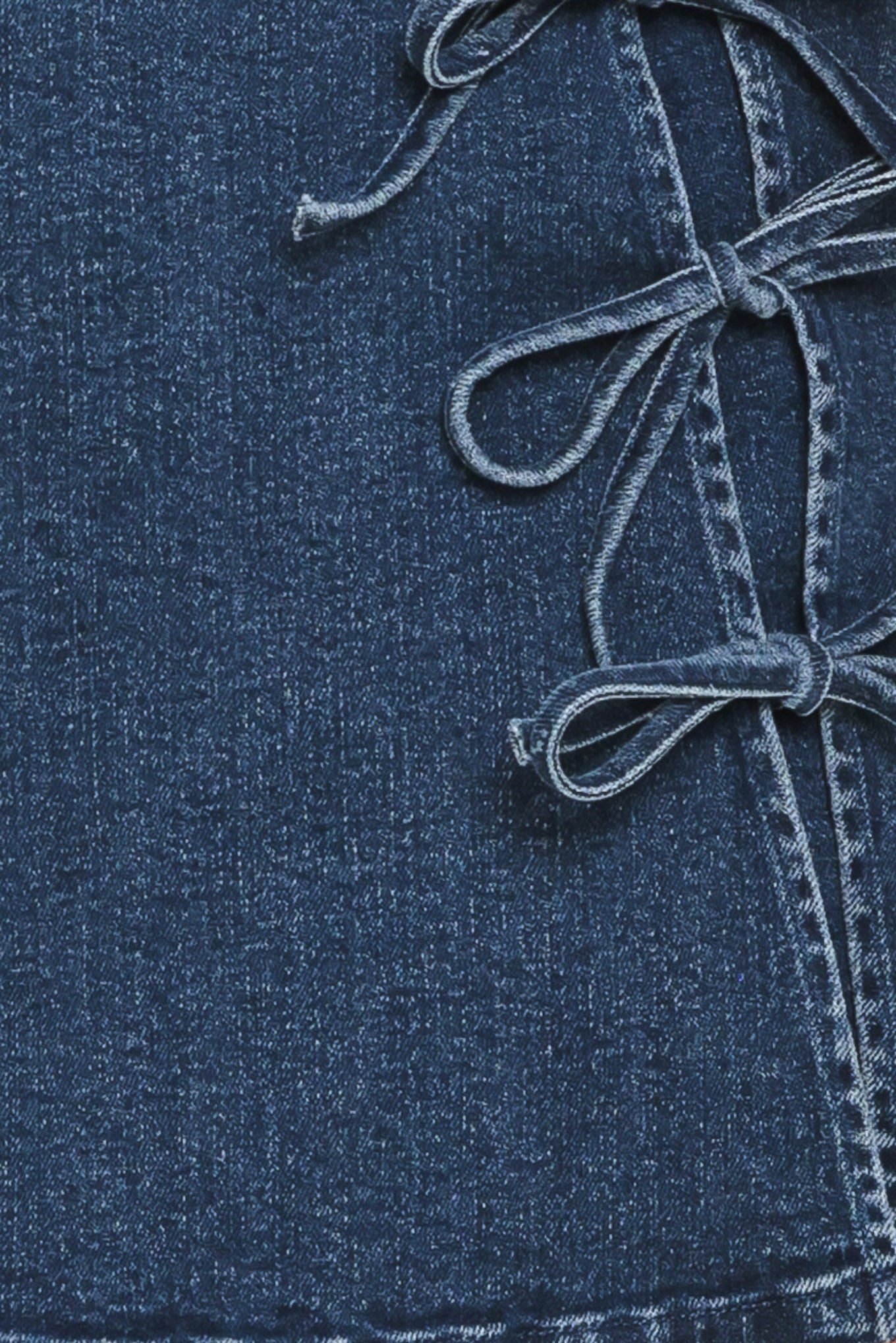 STREET TIE DENIM SKORT by Flying Tomato at Shirley Shoppe