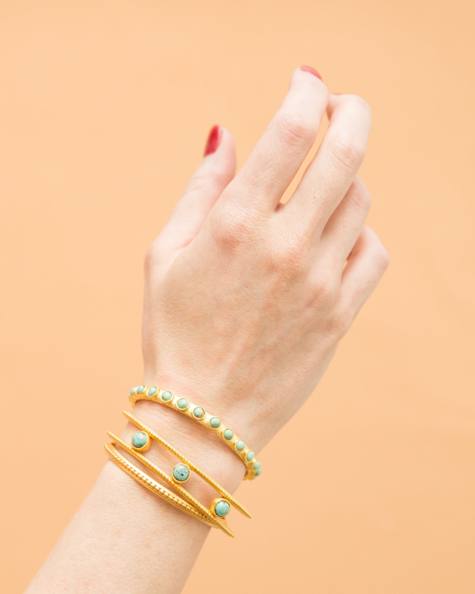 Studded Bangle by Christina Greene at Shirley Shoppe