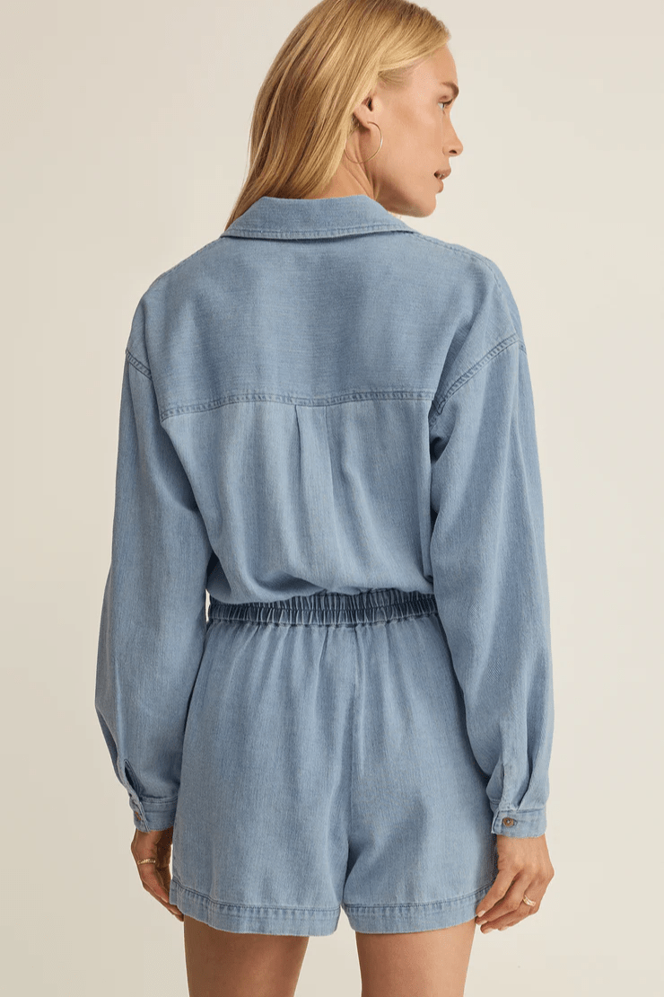 SULLY TWILL ROMPER by z supply at Shirley Shoppe