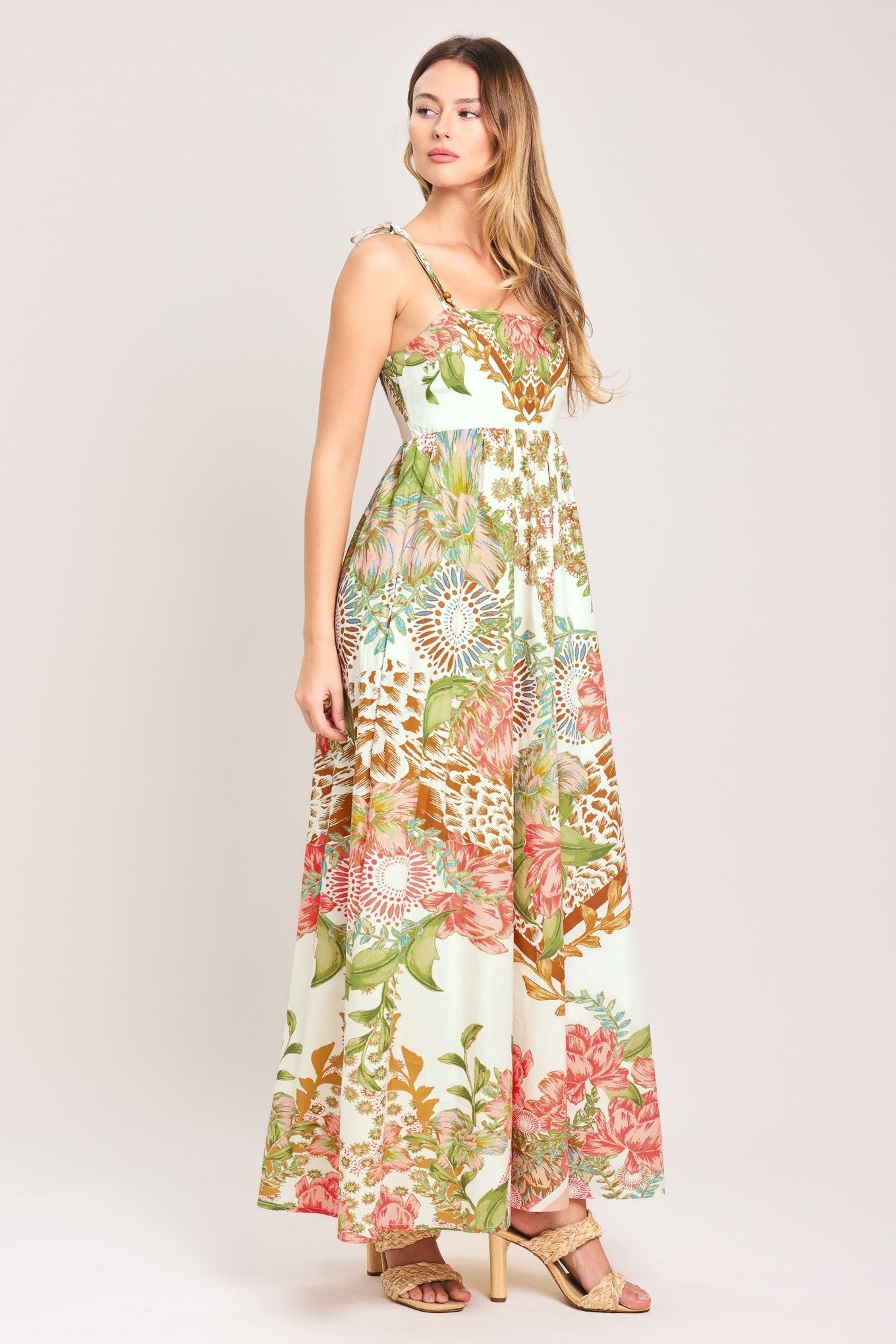 SUMMER OASIS WOVEN ANKLE DRESS by Flying Tomato at Shirley Shoppe