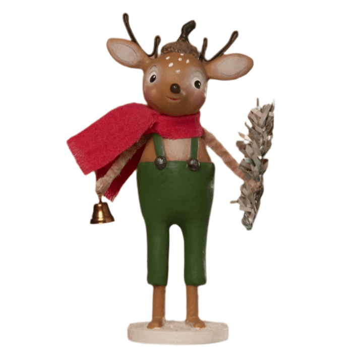 Sweet Reindeer in Suspenders by Bethany Lowe Designs by Quirks! at Shirley Shoppe