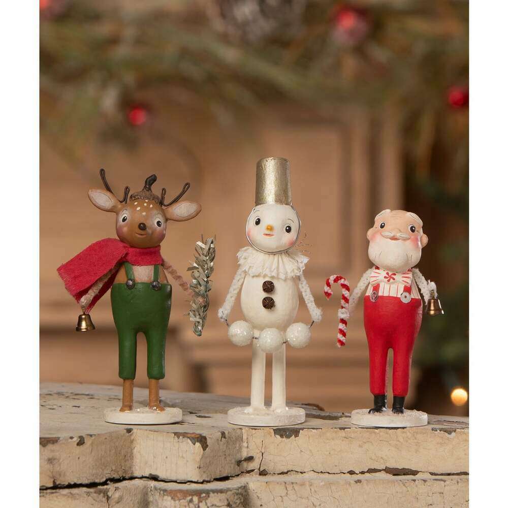 Sweet Reindeer in Suspenders by Bethany Lowe Designs