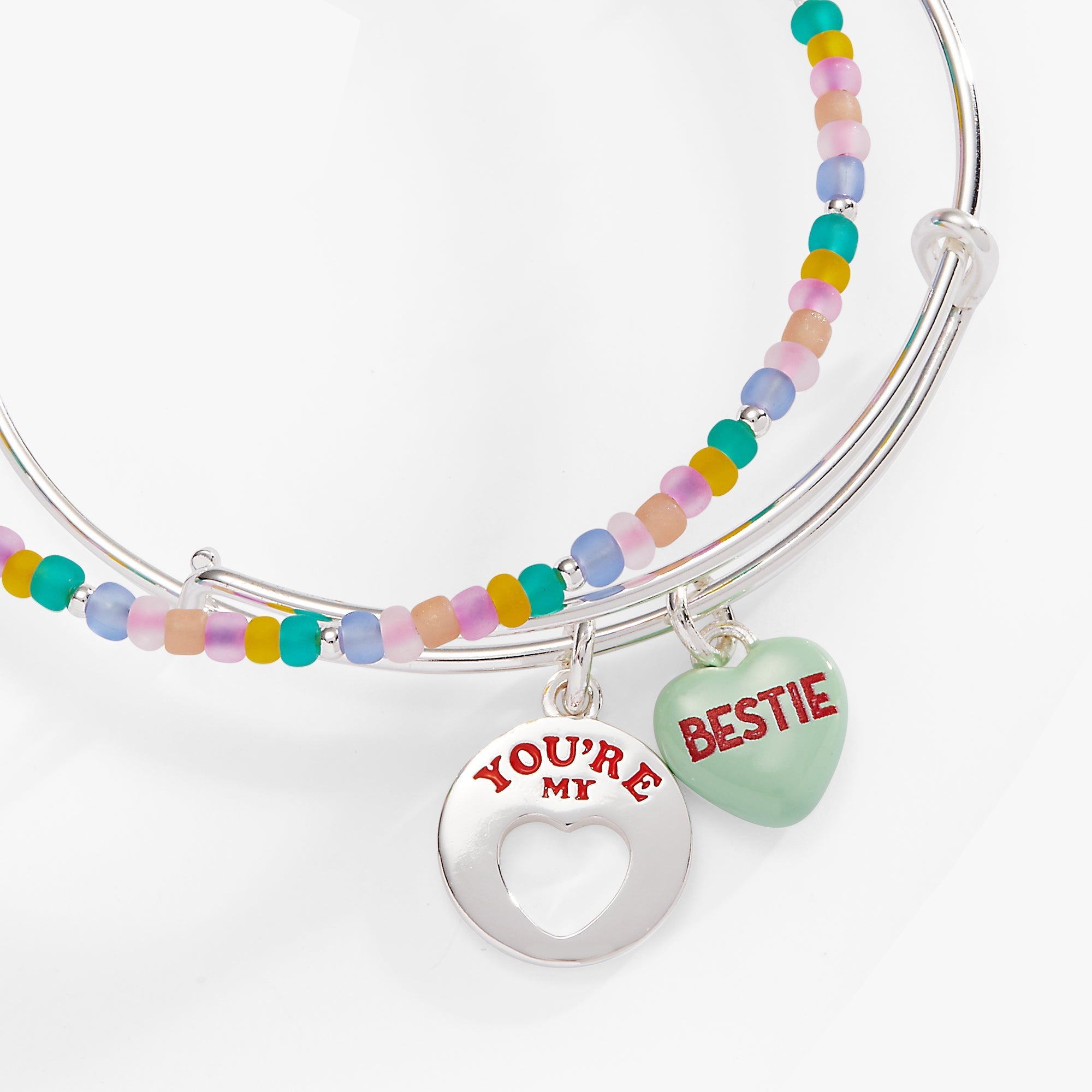 Sweethearts® 'You're My Bestie' Bangle Set of 2 by ALEX AND ANI at Shirley Shoppe