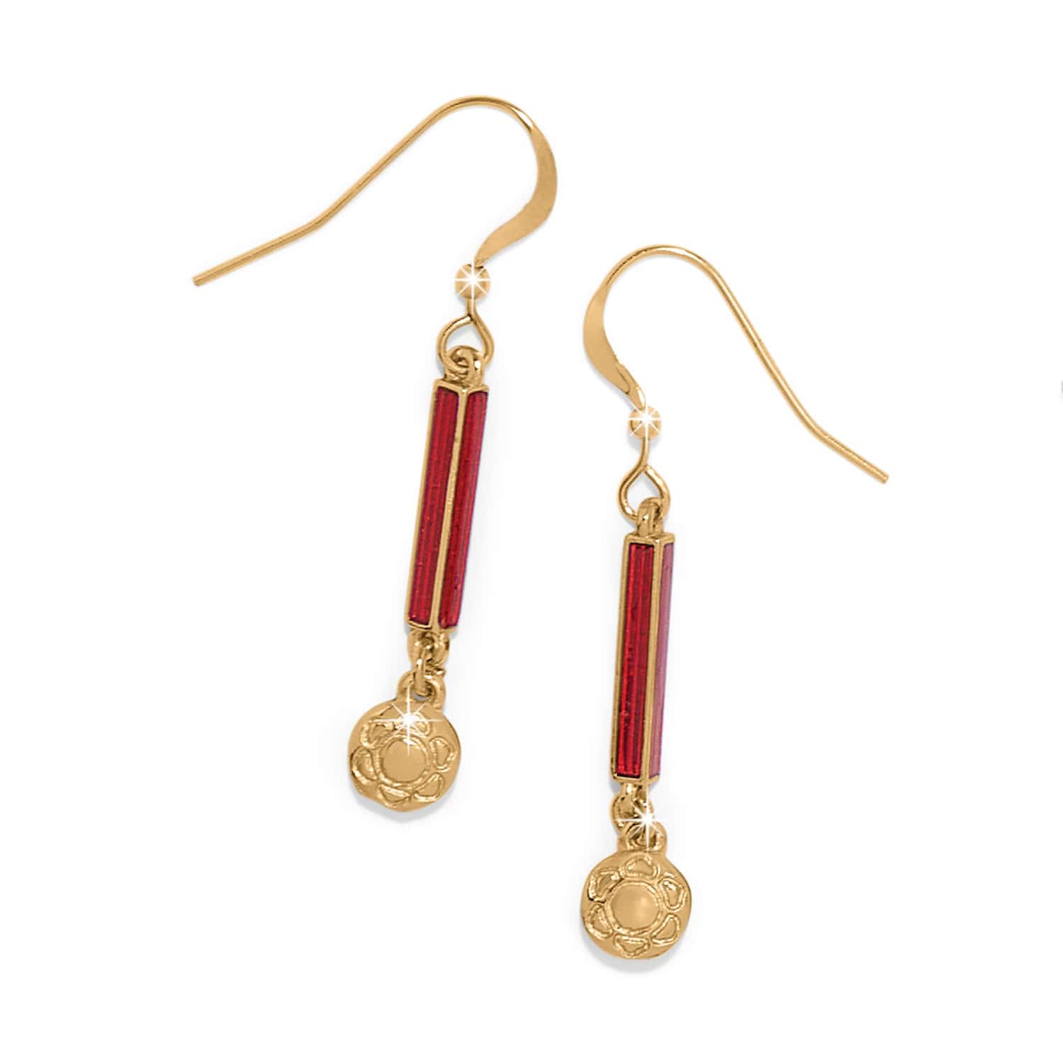 Sydney Poppy Drop French Wire Earrings
