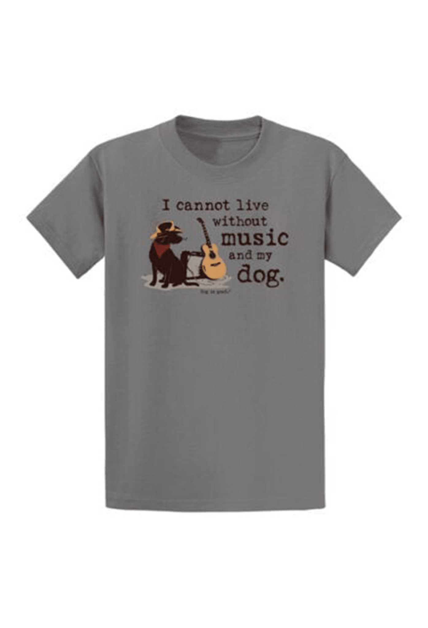 T-shirt: Music and My Dog by Dog is Good at Shirley Shoppe