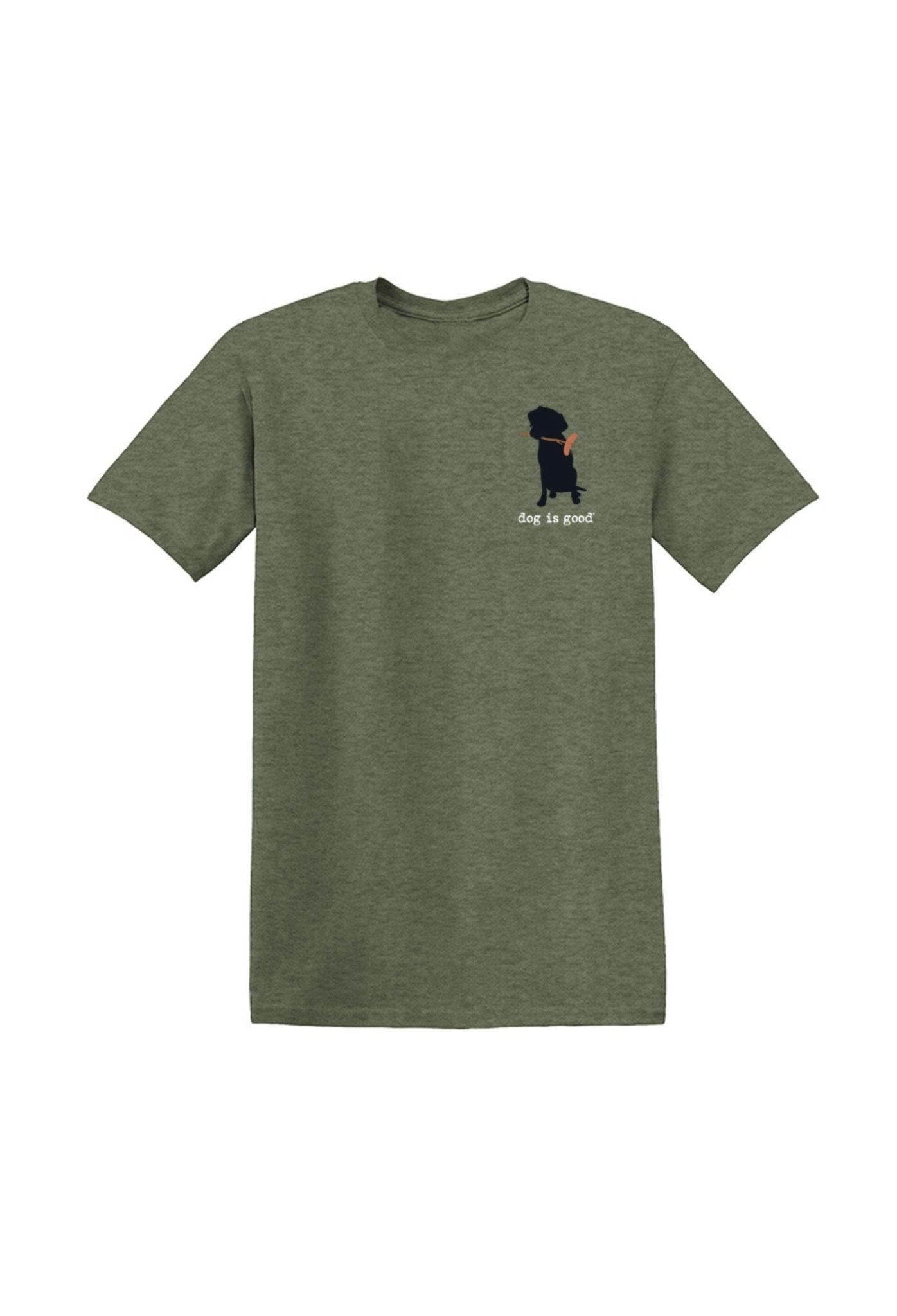T-shirt: Never Camp Alone by Dog is Good at Shirley Shoppe