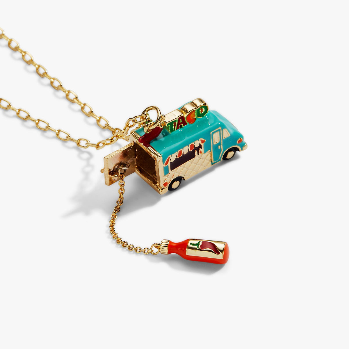 Taco Truck Locket Necklace by ALEX AND ANI at Shirley Shoppe