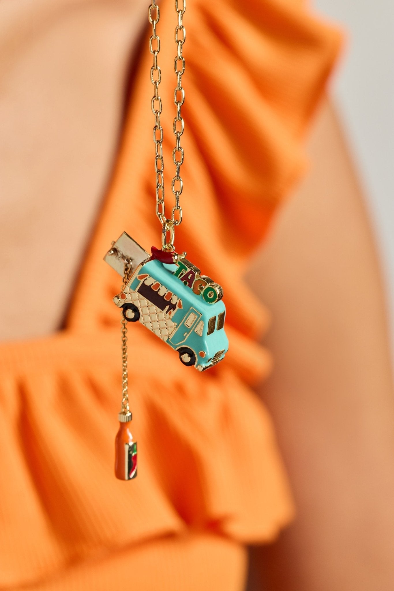 Taco Truck Locket Necklace by ALEX AND ANI at Shirley Shoppe