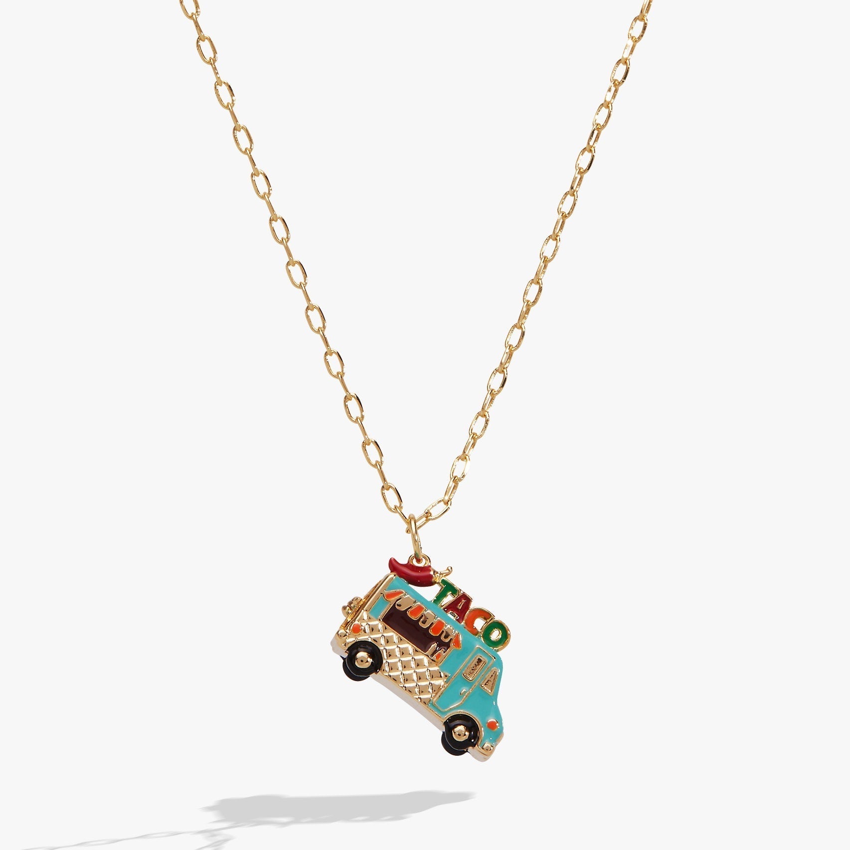 Taco Truck Locket Necklace by ALEX AND ANI at Shirley Shoppe