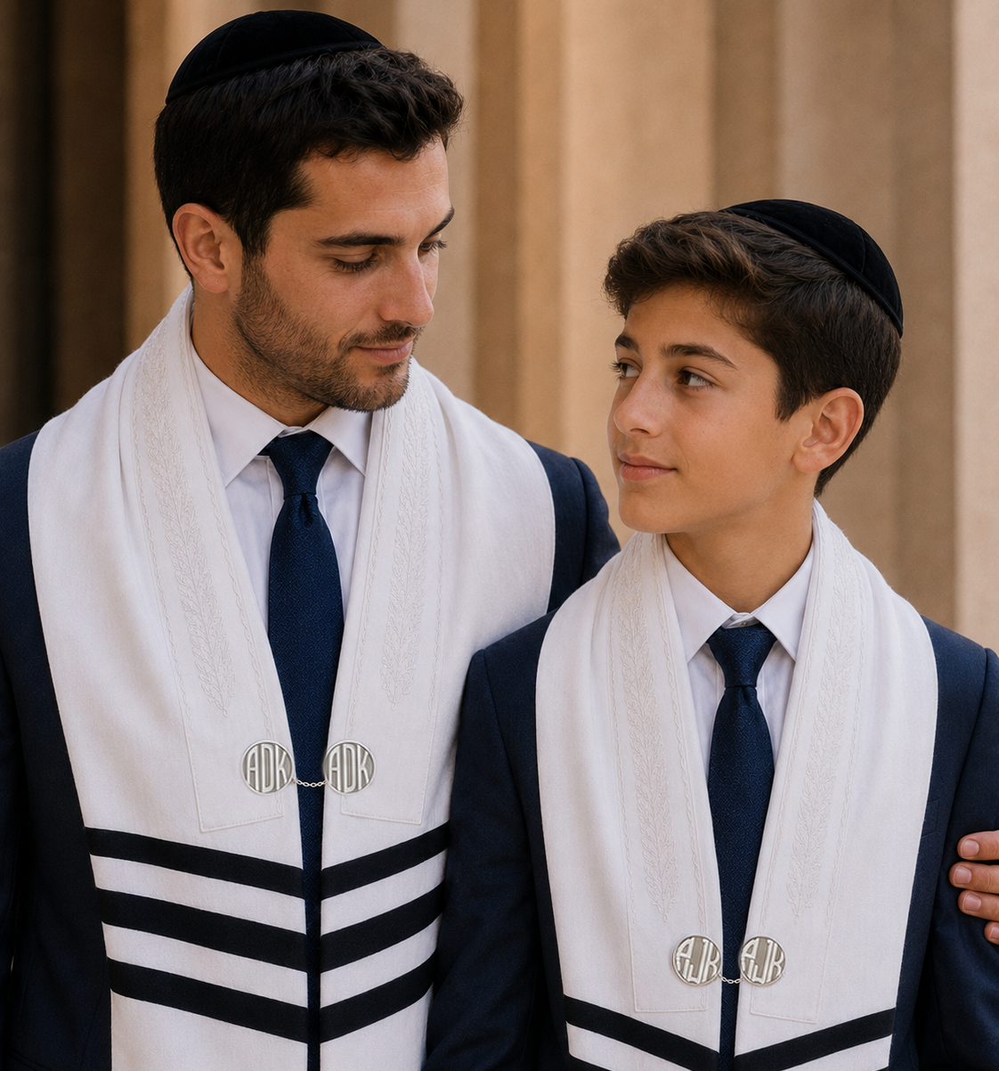 Tallit Monogram Clips
