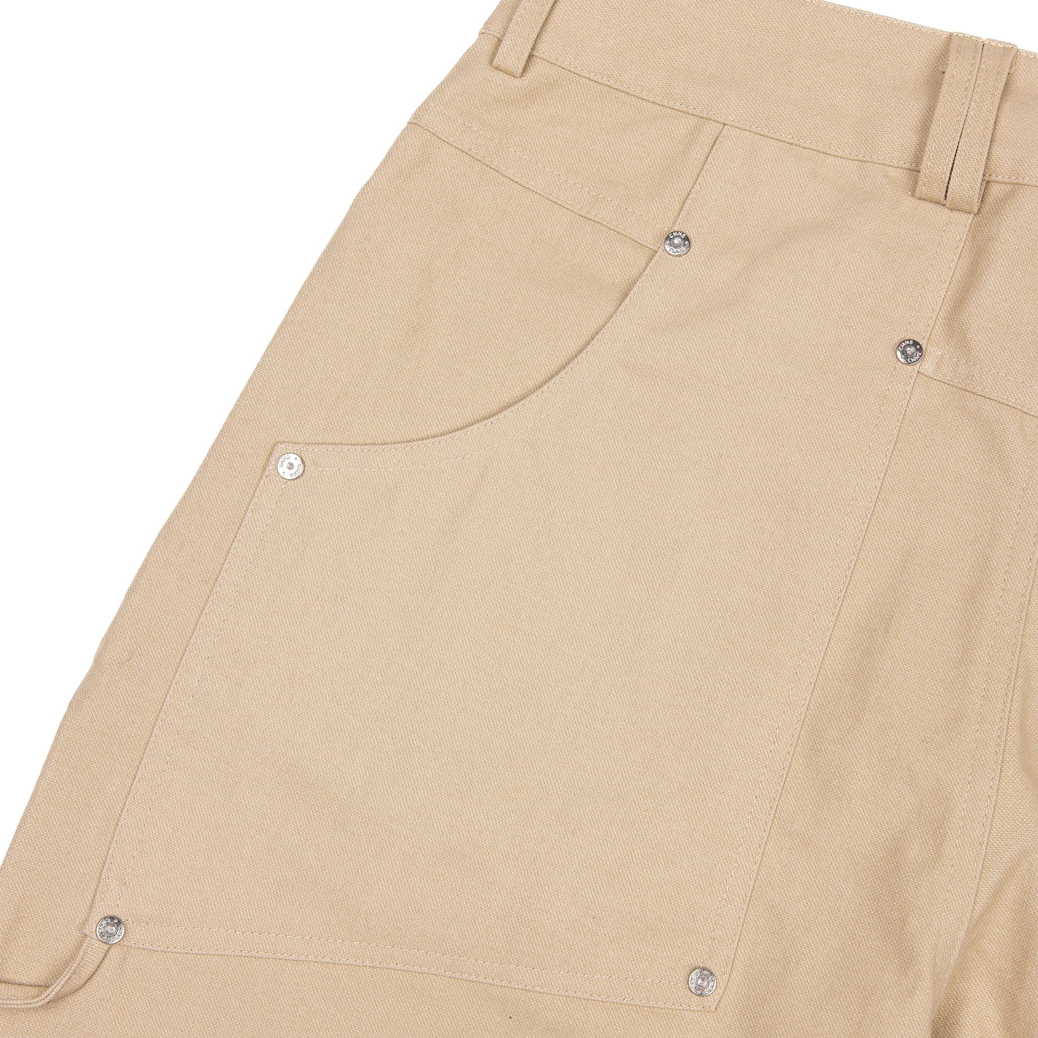 Commons Double Knee Canvas Short Cream