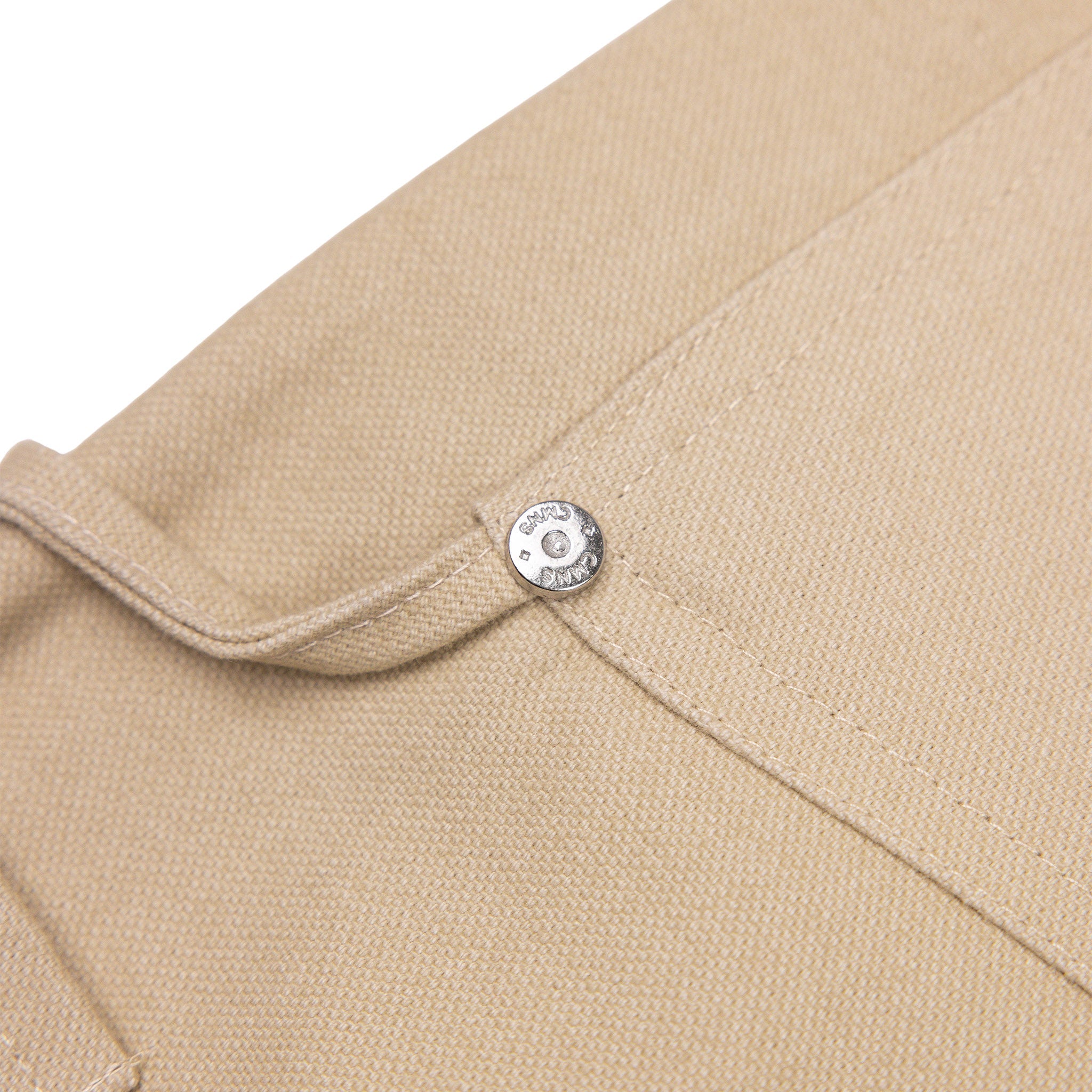 Commons Double Knee Canvas Short Cream