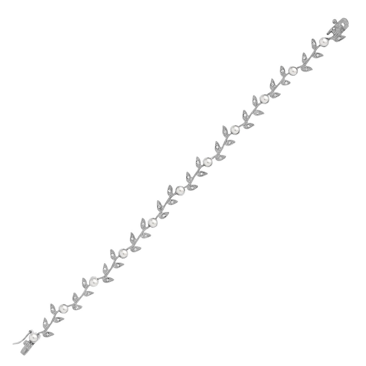 Crystal Leaf Bracelet