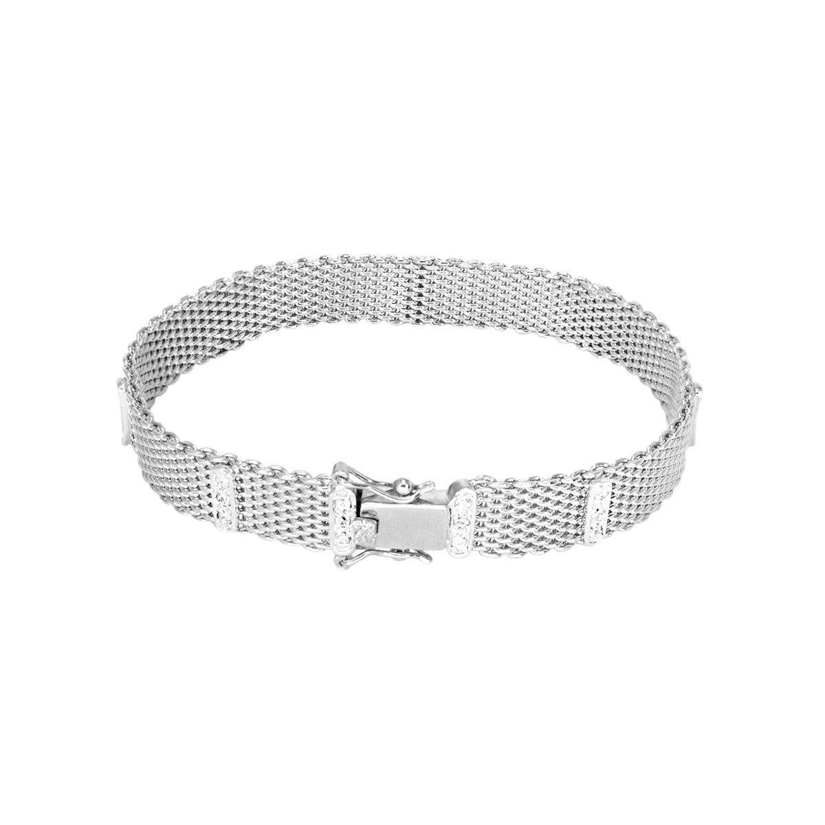 Cz Mesh Bracelet