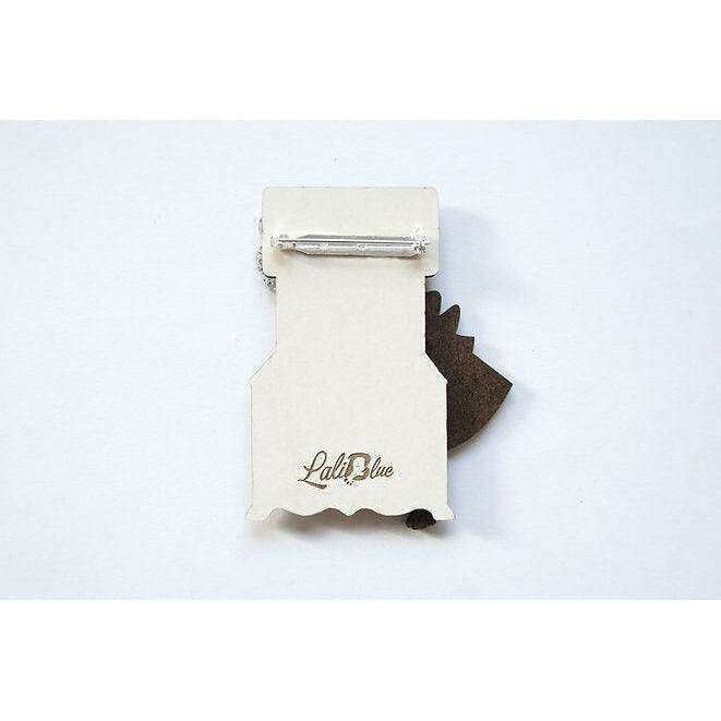 Tea Pin Up Brooch by Laliblue
