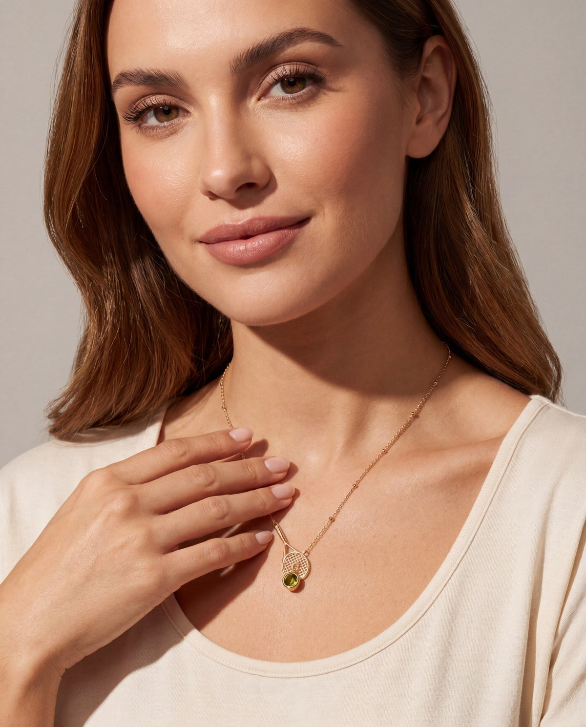 Tennis Racket Y-Necklace by ALEX AND ANI at Shirley Shoppe
