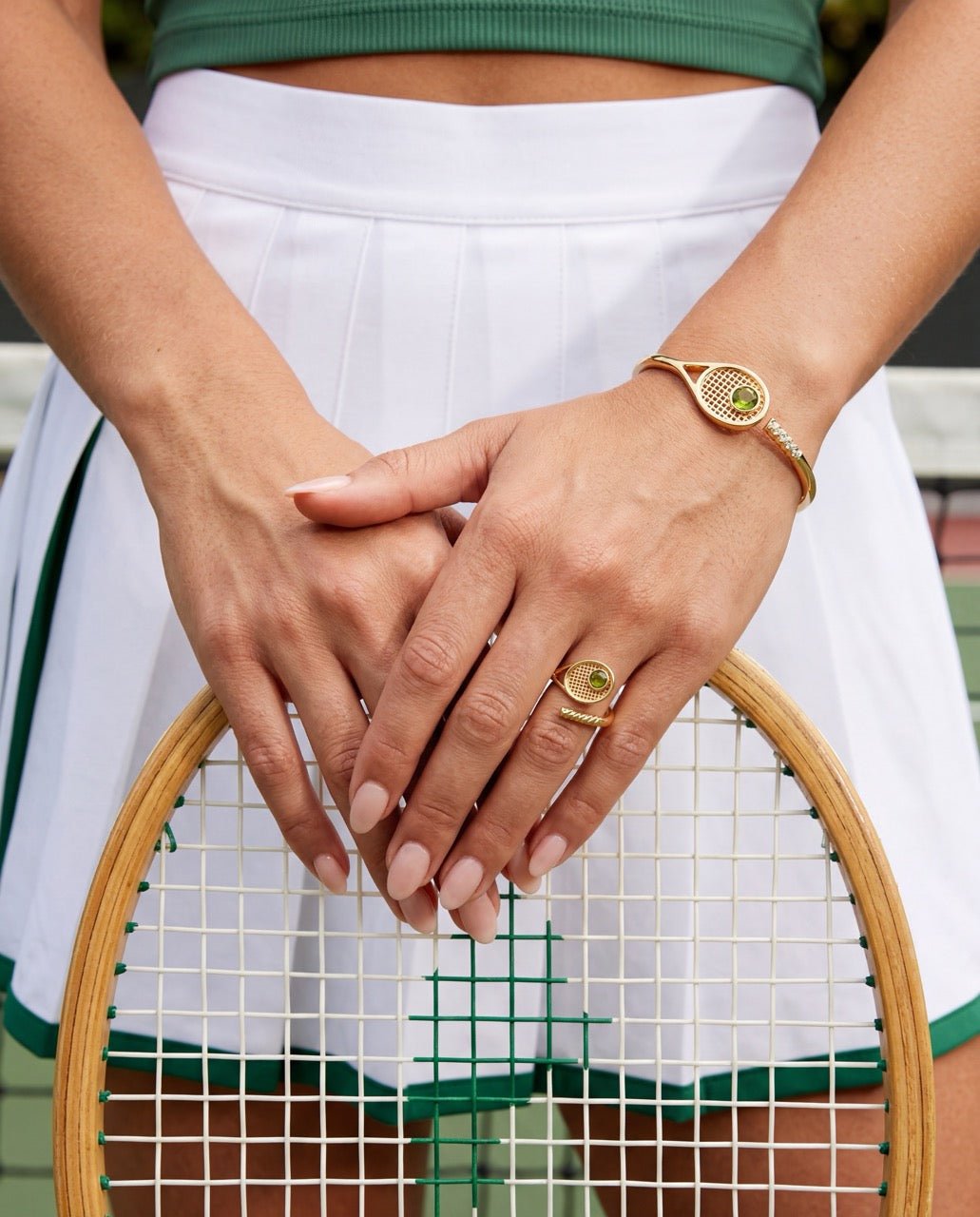 Tennis Racket 'You Are Serving' Wrap Ring by ALEX AND ANI at Shirley Shoppe