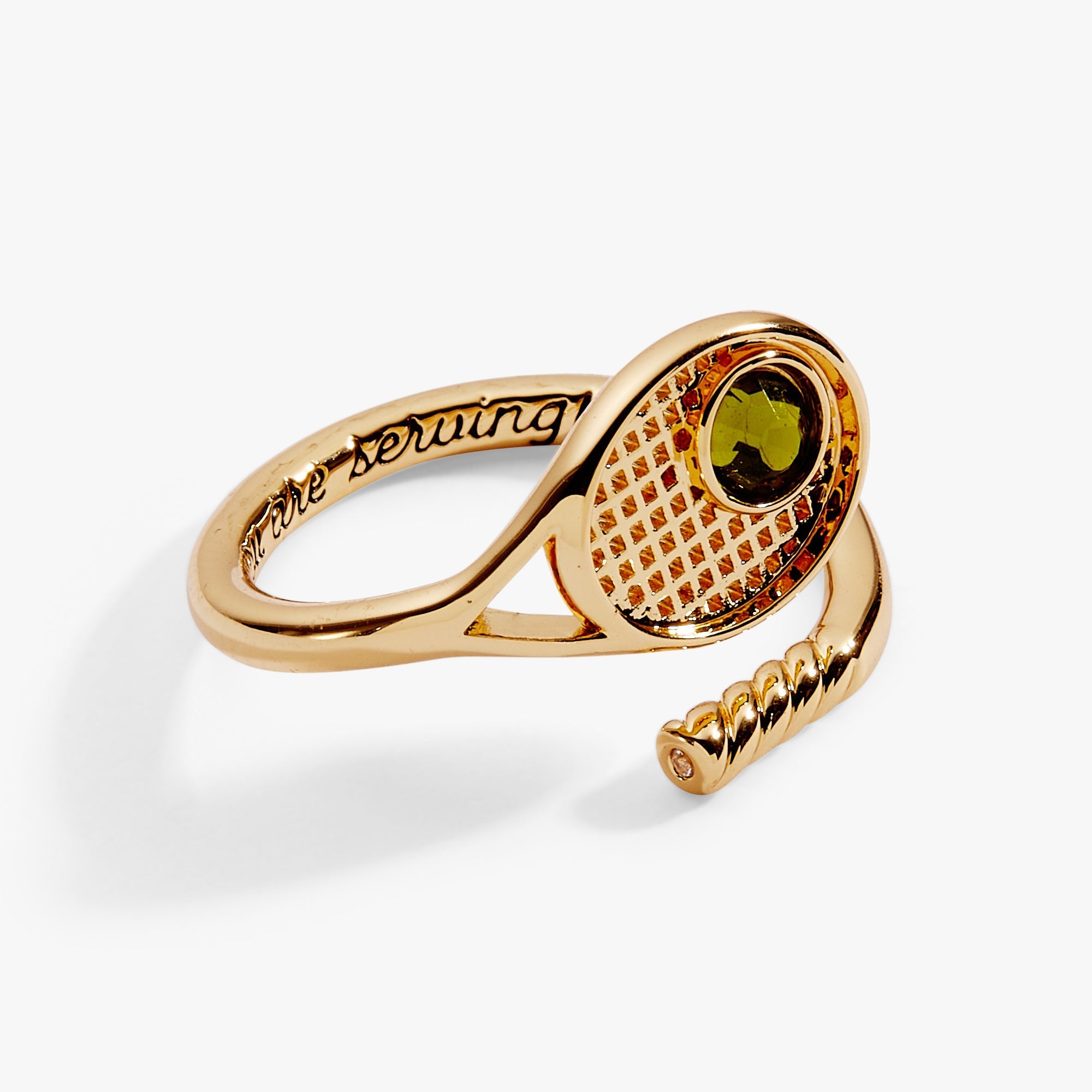 Tennis Racket 'You Are Serving' Wrap Ring by ALEX AND ANI at Shirley Shoppe