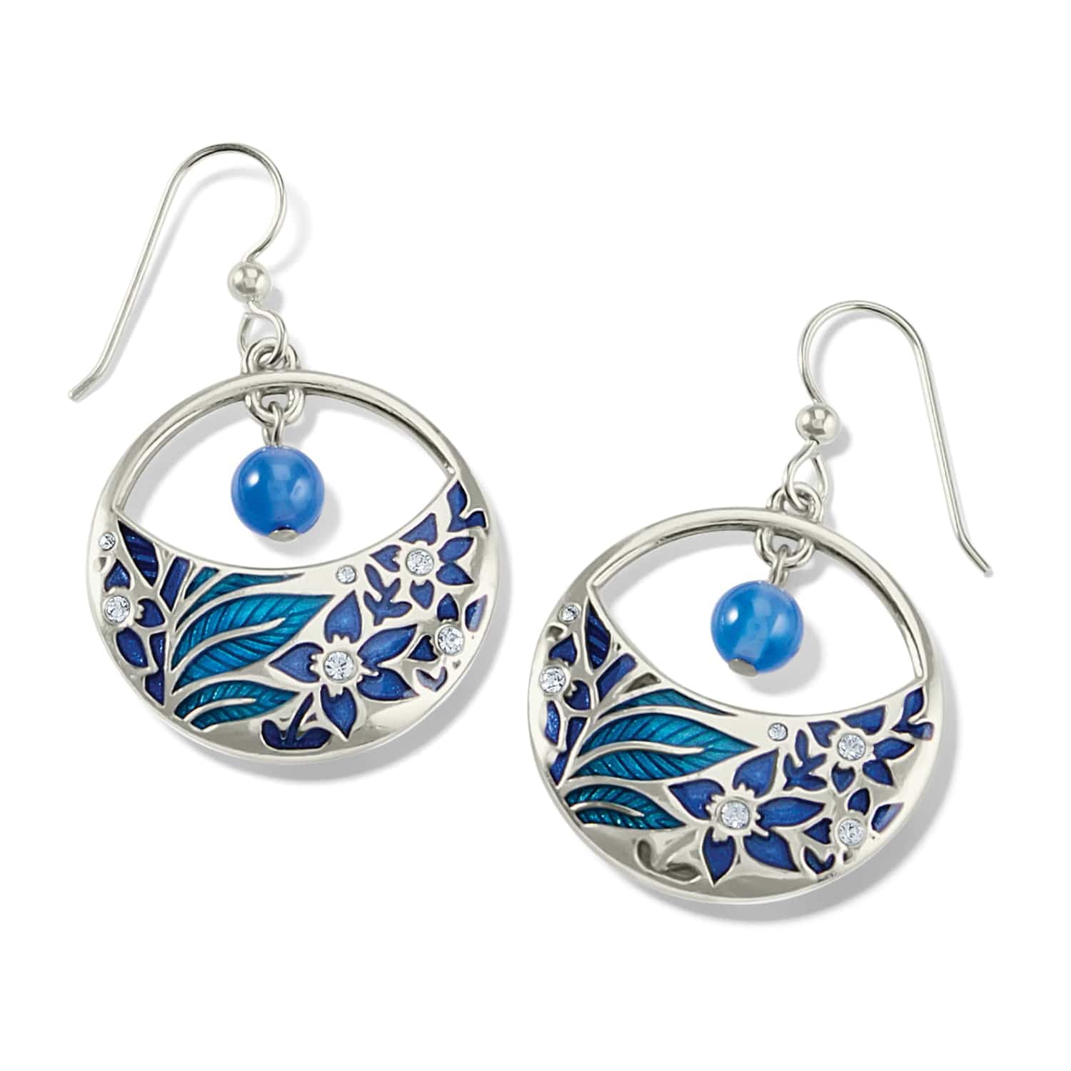 Terra Blue French Wire Earrings