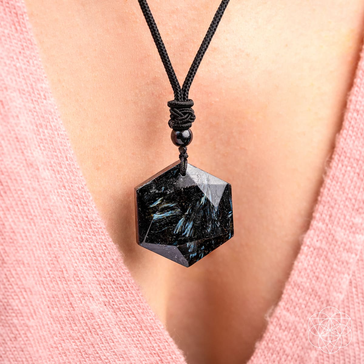 The Arfvedsonite Deep Healing Pendant by Conscious Items at Shirley Shoppe