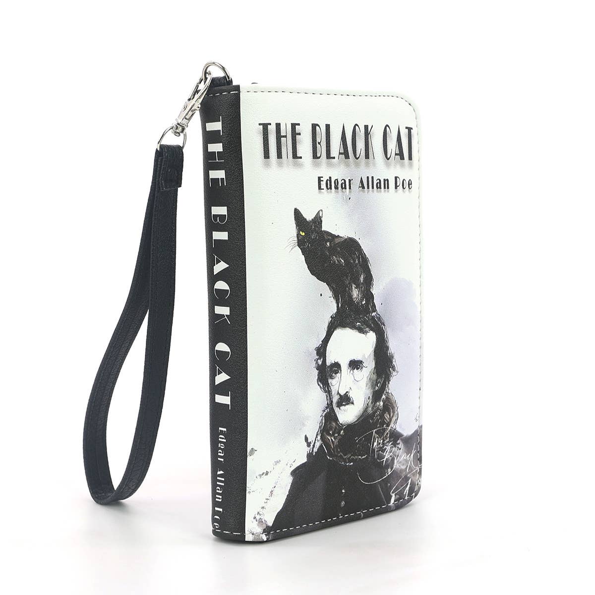The Black Cat by Edgar Allan Poe Wallet in Vinyl by Quirks! at Shirley Shoppe