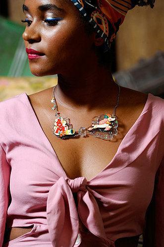The Bullet Poodle Halloween Necklace by Laliblue by Quirks! at Shirley Shoppe