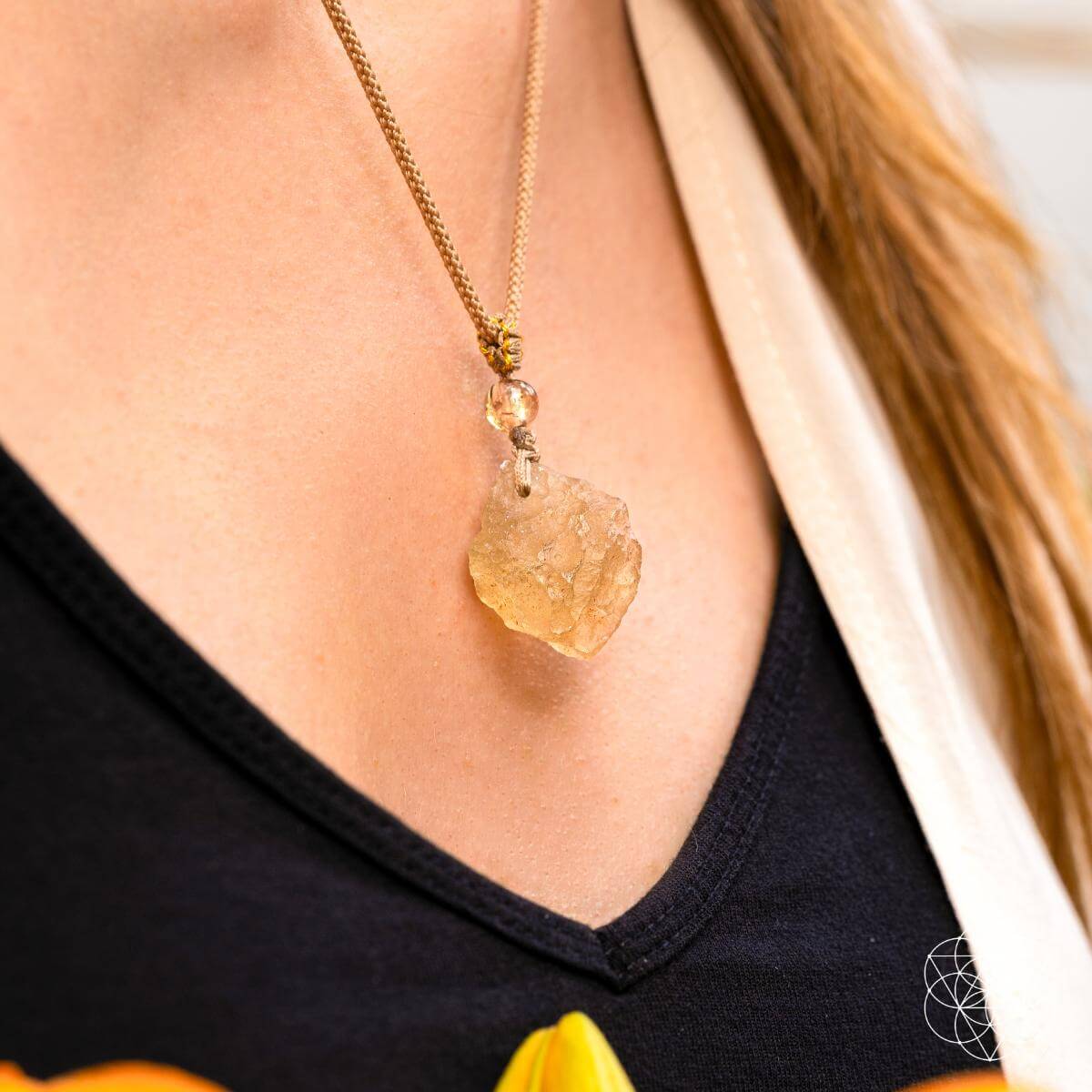 The Destiny Relic – Libyan Desert Glass Pendant by Conscious Items at Shirley Shoppe